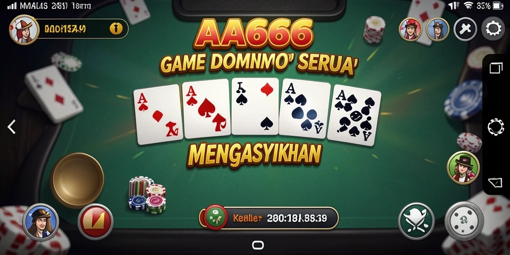 Tampilan gameplay seru dari AA666 dengan pemain yang berinteraksi.
