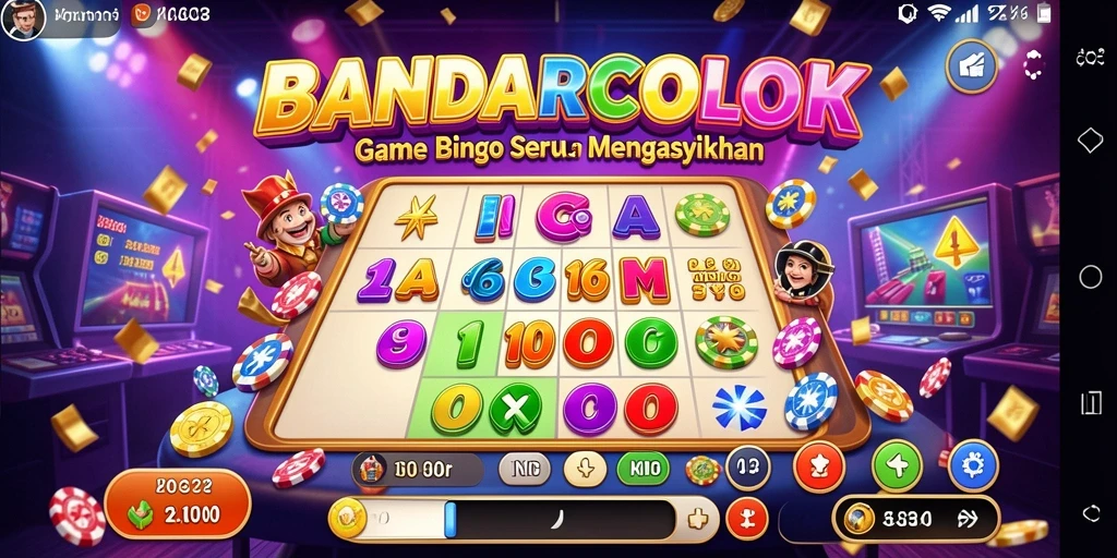 Screenshot gameplay BANDARCOLOK yang menampilkan keseruan permainan Bingo.