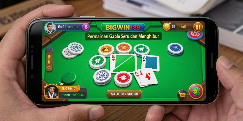 Tampilan gameplay Gaple yang seru dan interaktif.