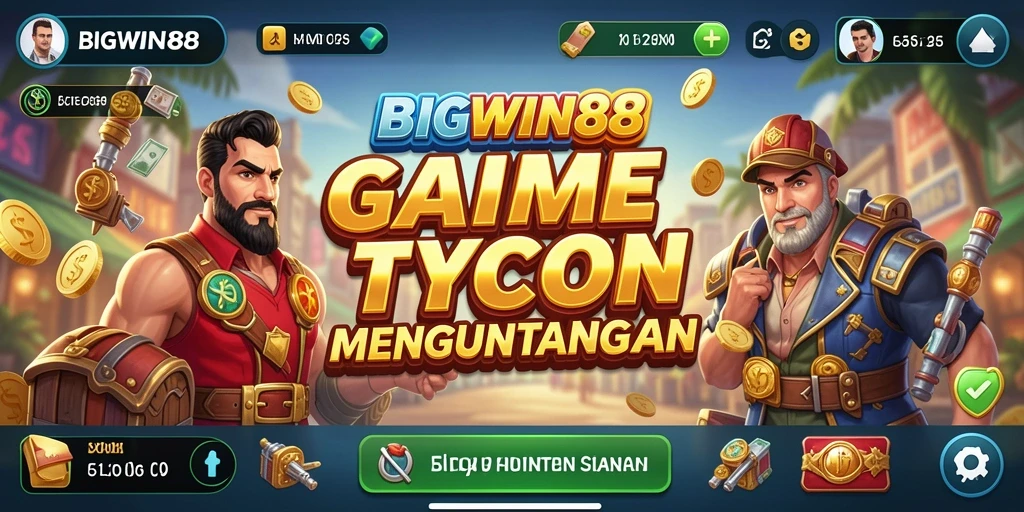 Tampilan gameplay menarik dari BIGWIN88 dengan elemen Tycoon yang mendebarkan.
