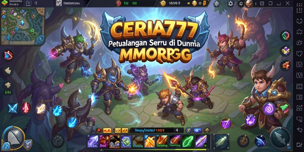 Gameplay menarik dari CERIA777 dalam dunia MMORPG.