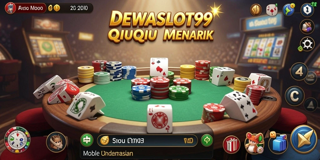 Tampilan gameplay QiuQiu DEWASLOT99 yang seru dan menantang.