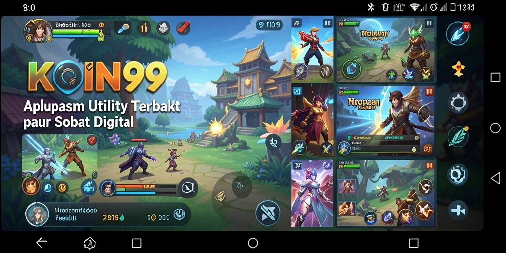 Tampilan utama KOIN99 yang informatif dan menarik.