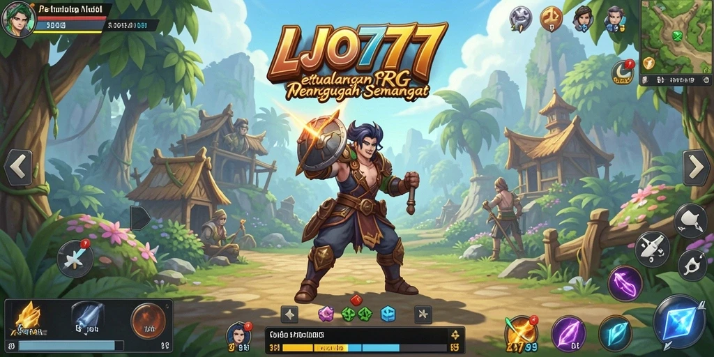 Gameplay seru LJO777 dengan petualangan RPG yang mendalam.