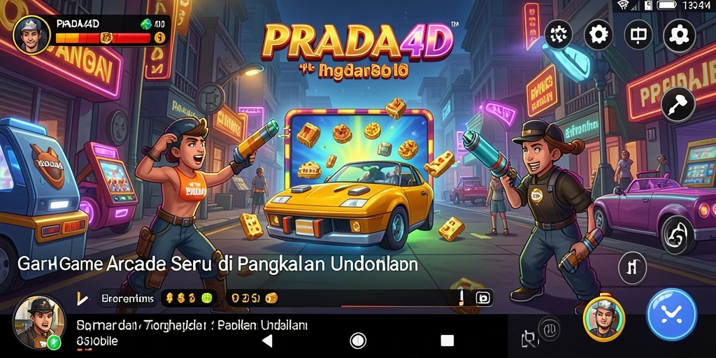 Tampilan gameplay seru dan menantang dari PRADA4D.