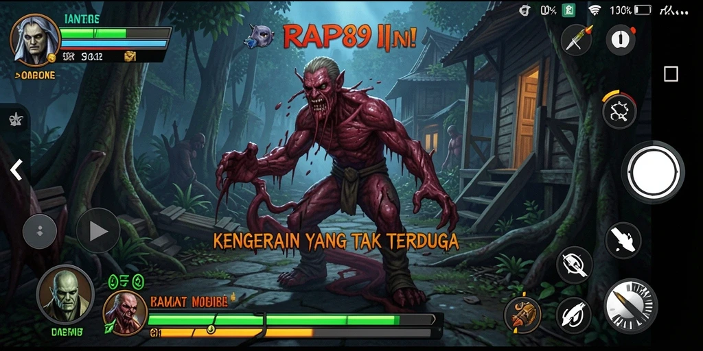 Tampilan gameplay mencekam dalam RAP89 yang membuat bulu kuduk merinding.