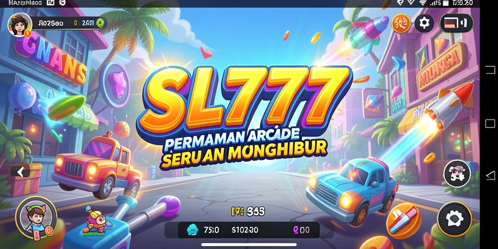 Screenshot gameplay SL777 menampilkan pengalaman Arcade yang seru.