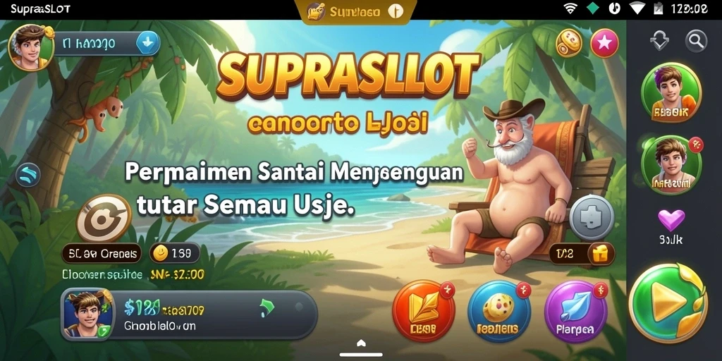 Screenshot gameplay <strong>SUPRASLOT</strong> yang menunjukkan keseruan permainan.