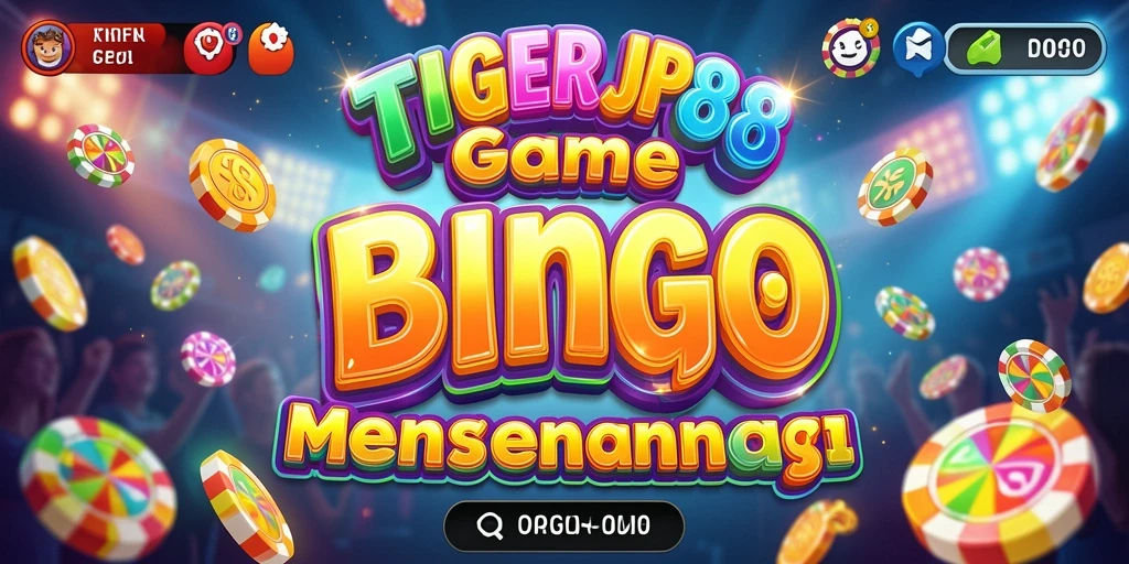 Tampilan gameplay Bingo yang seru di TIGERJP88.
