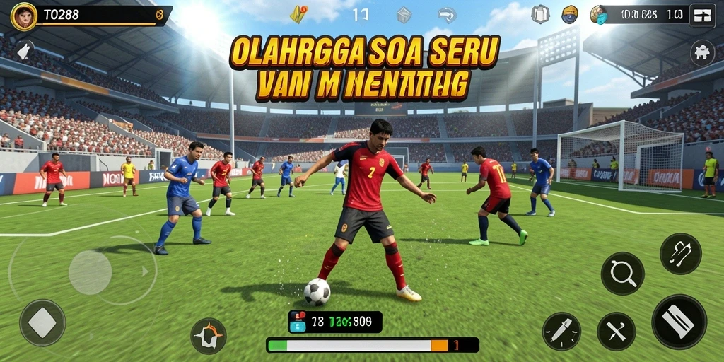 Gameplay seru dan menantang dalam TO288 menunjukkan aksi olahraga yang kencang.